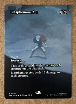 Blasphemous Act (Borderless) Avatar: The Last Airbender: Eternal TLE - NM MTG - Image 1