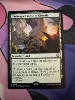 MTG Yavimaya, Cradle of Growth [Modern Horizons 3 Commander] Near Mint Magic - Image 1