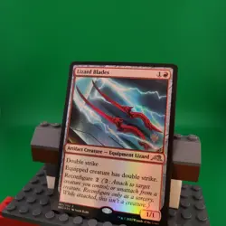 Lizard Blades *FOIL* *PROMO* Kamigawa Neon Dynasty Magic The Gathering - Image 3