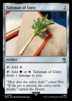 Talisman of Unity Universes Beyond: Doctor Who MTG Magic The Gathering - Image 1