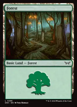 MTG - Duskmourn: House of Horror - NM - 23 Lands - Image 4
