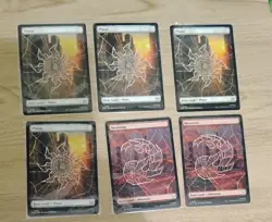MTG Plains And Mountain Borderless Land Lot - Spiderman - FREE SHIPPING - Image 1