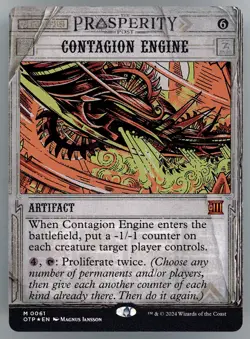 Contagion Engine Outlaws of Thunder Junction: Breaking News Foil - Image 1