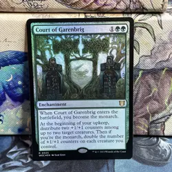 Court of Garenbrig Commander: Wilds of Eldraine #0025 FOIL NM - Image 1