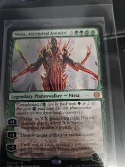 Nissa Ascended Animist Phyrexia MTG Magic the Gathering Card NM/M Condition - Image 1