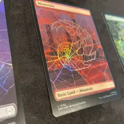 Marvel's Spider-Man Full Art Basic Land (FOIL) Set MTG SPM MTG #189-193 - Image 4