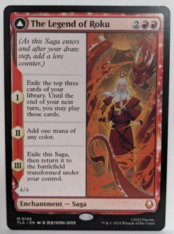 The Legend of Roku (0145) Avatar Airbender TLA, Magic MtG, Regular NM! - Image 1