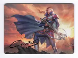 Edgar, Master Machinist Art Card (Gold Stamped) MTG Art Series: FINAL FANTASY - Image 1