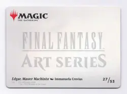 Edgar, Master Machinist Art Card (Gold Stamped) MTG Art Series: FINAL FANTASY - Image 2