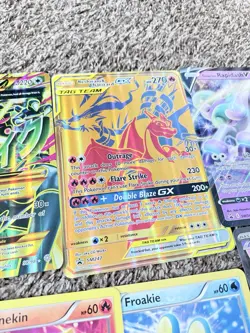 Pokemon 16 Jumbo Card Lot, With Binder! Charizard / mega / Celebrations - Image 5