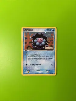 Clamperl 51/92 EX Legend Maker Reverse Holo Stamped Pokemon Card MP - Image 1
