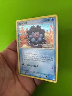 Clamperl 51/92 EX Legend Maker Reverse Holo Stamped Pokemon Card MP - Image 5