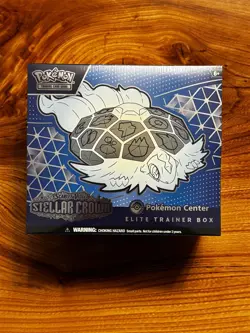 POKEMON CENTER TCG SCARLET & VIOLET STELLAR CROWN ETB ELITE TRAINER BOX SEALED - Image 1
