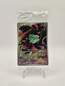 SEALED Pokemon TCG Bulbasaur Illustration Rare Mega Evolutions Stamped Promo - Image 1