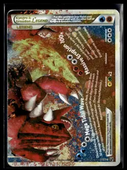 2010 Pokemon Undaunted Ultra Rare Bottom Kyogre & Groudon Legend 88 (CG - Image 1