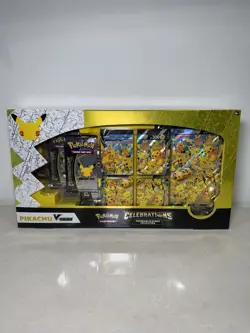 Pokemon Celebrations 25th Anniversary Pikachu V-union Premium Playmat Collection - Image 1