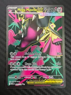 Pokemon TCG Mega Mawile ex 162/132 Mega Evolution Full Art Ultra Rare NM - Image 1