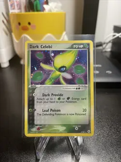 Dark Celebi - 4/101 - Holo RARE - 2004 EX Hidden Legends Pokemon - Image 1