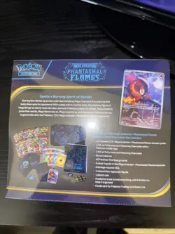 Phantasmal Flames Pokemon Center Exclusive Elite Trainer Box ETB Factory SEALED - Image 2