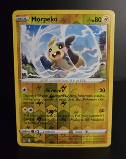 Pokemon TCG - MORPEKO - 073/192 - REVERSE HOLO - SWSH: REBEL CLASH (2020) - LP - Image 1