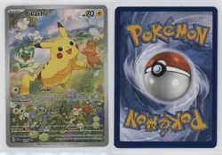 Pikachu (Paldea Adventure Chest) Holo Pokemon Scarlet & Violet Black Star Promo - Image 3