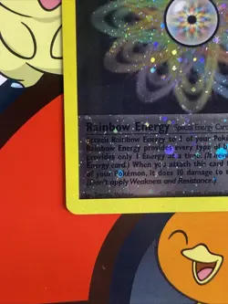 2002 Pokemon Rainbow Energy (WotC 2002 Energize League Promo) Reverse Holo LP/NM - Image 5