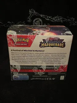 Twilight Masquerade Booster Box Scarlet & Violet Pokemon TCG Factory Sealed - Image 3