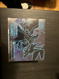 ((POKEMON CENTER EDITION)) POKEMON MEGA EVOLUTION PHANTASMAL FLAMES ETB SEALED - Image 1