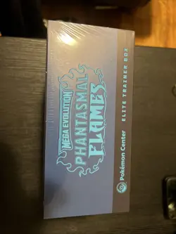 ((POKEMON CENTER EDITION)) POKEMON MEGA EVOLUTION PHANTASMAL FLAMES ETB SEALED - Image 3