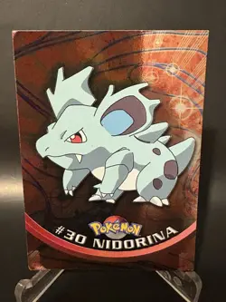 Pokemon Tcg 2000 Topps Chrome Nidorina #30 Rare Holo - Image 1