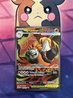 Mega Camerupt Ex 156/132 Pokemon Mega Evolution Ultra Rare - Image 1