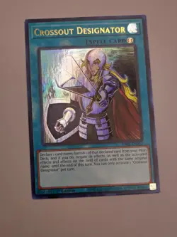 Yugioh Crossout Designator RA02-EN063 Ultra Rare 1st Ed Near Mint - Image 2