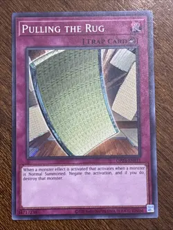 Pulling the Rug OP23-EN011 OTS Tournament Pack 23 Unlimited Super Rare LP - Image 1