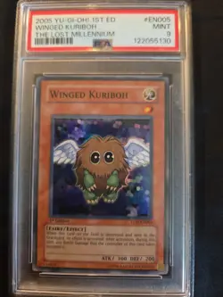 PSA 9 Winged Kuriboh TLM-EN005 Super Rare 1st Edition Yugioh MINT - Image 1