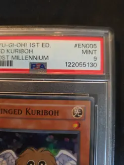 PSA 9 Winged Kuriboh TLM-EN005 Super Rare 1st Edition Yugioh MINT - Image 3