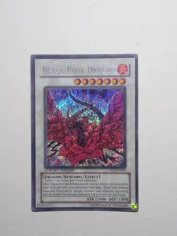 Black Rose Dragon CT05-EN003 Secret Rare Limited Edi LP/ Yugioh - Image 1