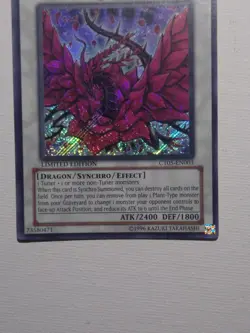 Black Rose Dragon CT05-EN003 Secret Rare Limited Edi LP/ Yugioh - Image 2