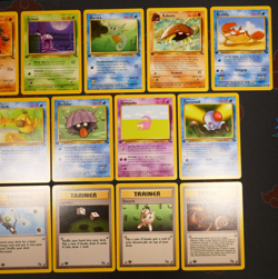 MP/HP (1st edition) COMPLETE Pokemon FOSSL Set 16-Card COMMON Non-Holo ed 62 - Image 3