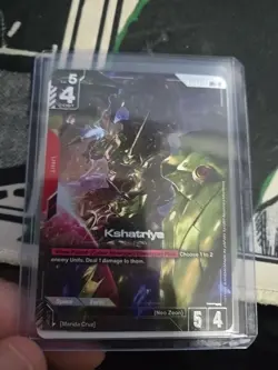 Gundam Card Game Foil Kshatriya (GD01-044) (LR+) - Newtype Rising - Image 1