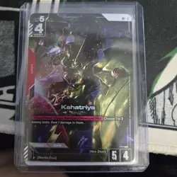 Gundam Card Game Foil Kshatriya (GD01-044) (LR+) - Newtype Rising - Image 2