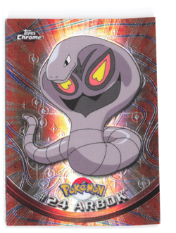 Topps Chrome 2000 Arbok Pokemon Card #24 Holo NM SPECTRA - Image 1