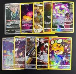 Pokemon TCG 10-Card Illustration Rare ex Lot - Dedenne, Spiritomb, Malamar ++ - Image 1