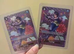 One Piece TCG Card - ST06-006 Tashigi Two Legend Rare Parallel Foil Alt Art Nm - Image 1
