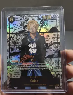 OP13-120 Sabo SEC Manga Rare (Super Alternate Art) One Piece Card Game English - Image 1