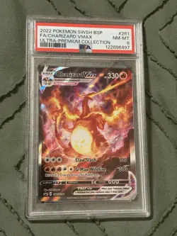 Pokemon Charizard VMAX SWSH261 SWSH: Sword & Shield Promo Cards Holo PSA 8 - Image 1