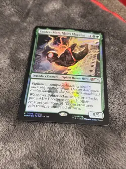 MTG Spider-Man, Miles Morales Foil 0008 Promo Card - Image 2
