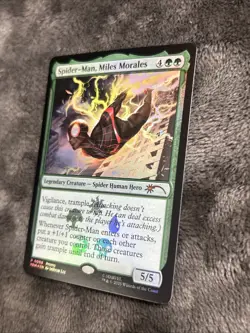 MTG Spider-Man, Miles Morales Foil 0008 Promo Card - Image 4