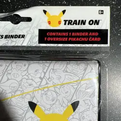 Pokemon TCG 25th Anniversary First Partner Collector’s Binder Pikachu Card Jumbo 820650809606 - Image 4