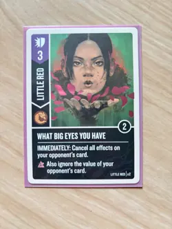 Unmatched Board Game Foil Promo Cards. Little Red vs Beowulf - Image 2