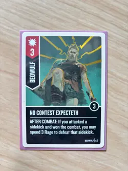 Unmatched Board Game Foil Promo Cards. Little Red vs Beowulf - Image 3